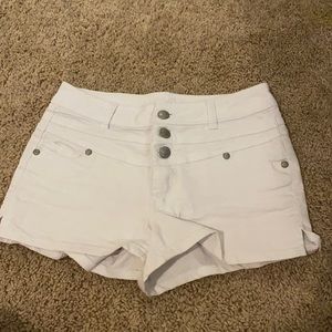 rue21 white shorts!